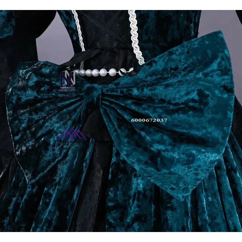 فستان CyAnime عالي الجودة باللون الأسود بتلر Sieglinde Sullivan Green Witcn لوليتا للنساء أزياء تنكرية مخصصة للهالوين