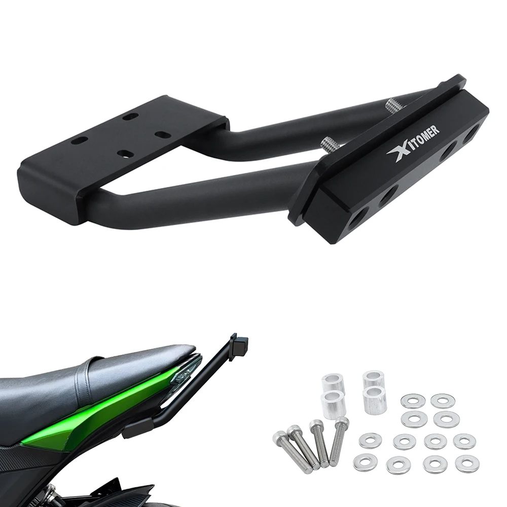 

Fit For Kawasaki Z125 Z125 Pro 2017-2021 2022 2023 2024 Motorcycle Scrape Bar Tail Bar With Subcage Rear Rack Stunt Protection