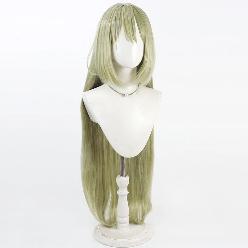 วิกผมคอสเพลย์นาแนคัสึ นิชิกะ จากอนิเมะไอดอลมาสเตอร์ วิกคอสสีเขียวอ่อน ยาว 100 ซม. ทนความร้อน