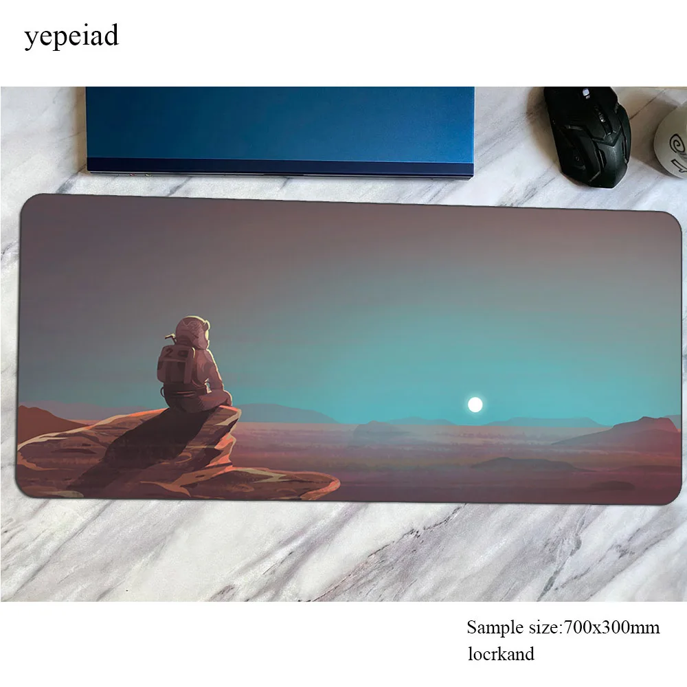 Sci Fi Astronaut mousepad 900x400mm gaming mouse pad Xxl pc computer gamer accessories mat Colourful laptop desk protector pads