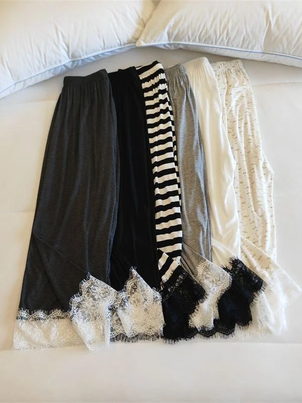 

Женские летние тонкие брюки-кюлоты больших размеров с высокой талией, широкими штанинами, кружевом и прямым кроем в корейском стиле