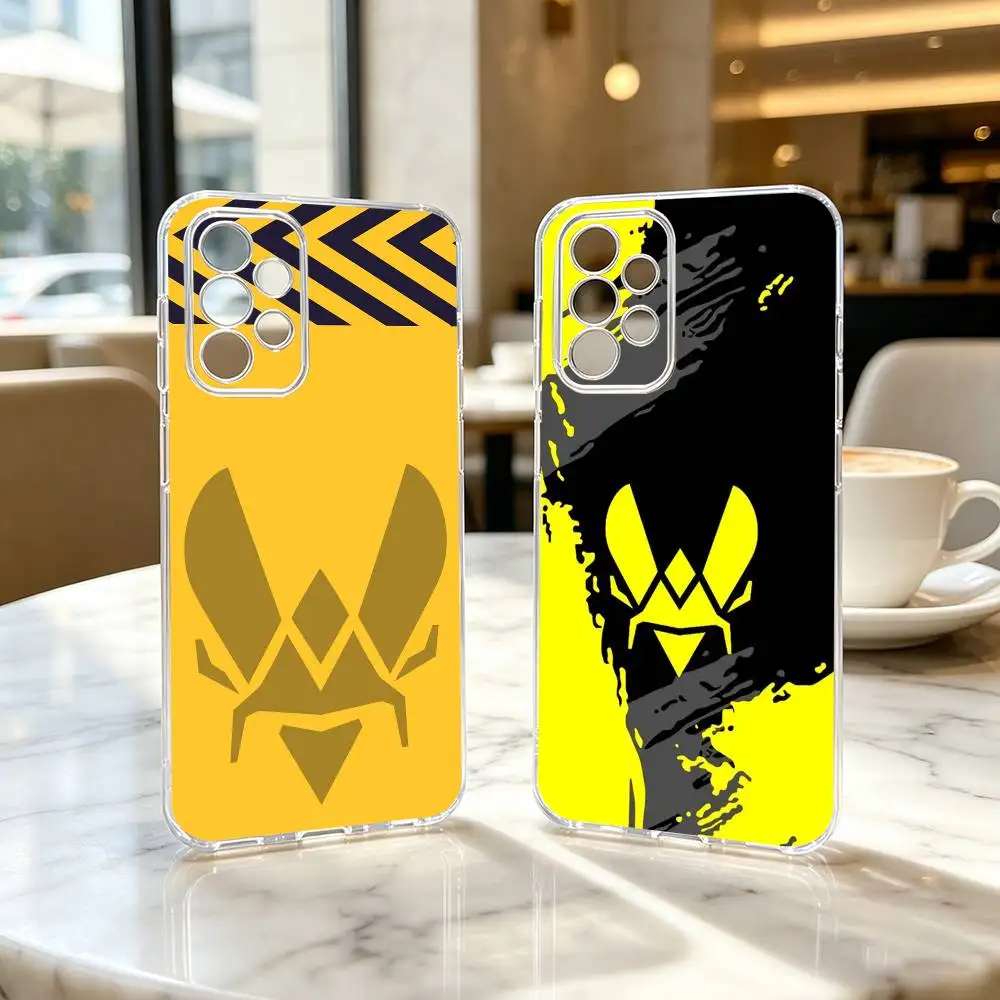 Game LOGO Vitality Team CS2 Phone Case For Samsung S25,S24,S21,S22,S23,S30,Ultra,S20,Plus,Fe Transparent Cover