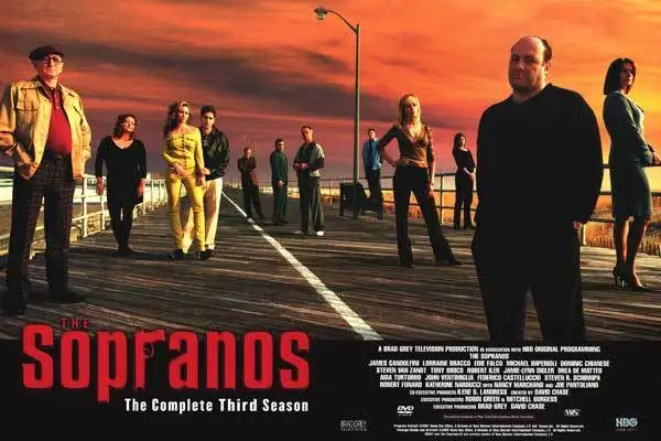 Hot Rare movie The Sopranos 1996 Art SILK POSTER Wall Art Home Decorative painting