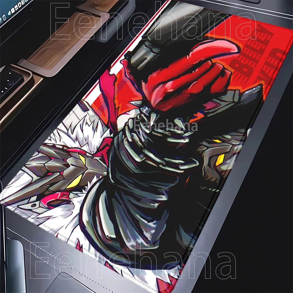 ZZZ Mauspad Gaming Zenless Zone Zero Starlight Billy Anime Mauspad mit rutschfester Basis, Tastaturunterlage, HD-Druck, Overlock-Büro-Schreibtischunterlage