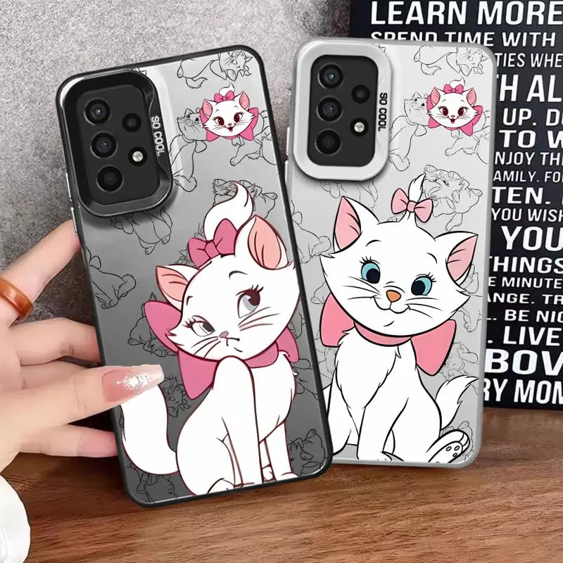 Disney Marie Cat Aristocats phone cases for Samsung Galaxy A34 A23 A15 4G A35 A52 A54 5G A32 A13 A55 A33 funda Back Shell Cover