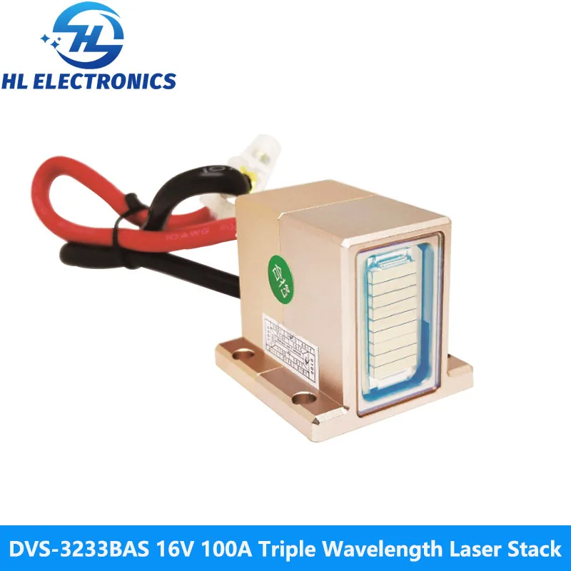 

DVS-3233BAS 16V 100A 8Bars 800W Triple Wavelength Laser Stack for Hair Removal