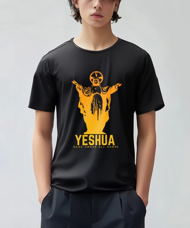 LE 2024 Yeshua Fashion  Letter Printed Pattern Unisex graphic t shirts men clothing