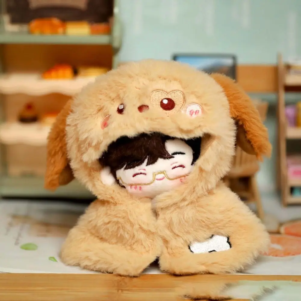 DIY 인형 의류 귀여운 장식품, 어린이 장난감 인형 의류, 케이프 원피스 업 키체인 선물, 인형 헤드 커버 코튼 인형