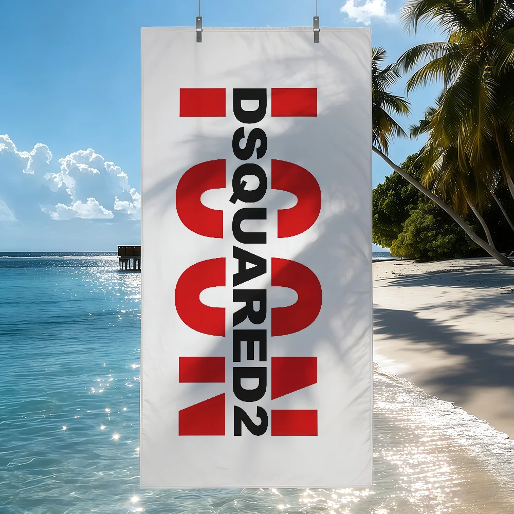 Fashion print D-Dsquared 2 Towel Drying Bath Towel Applicable To Light Swimming Camping Yoga Beach Out