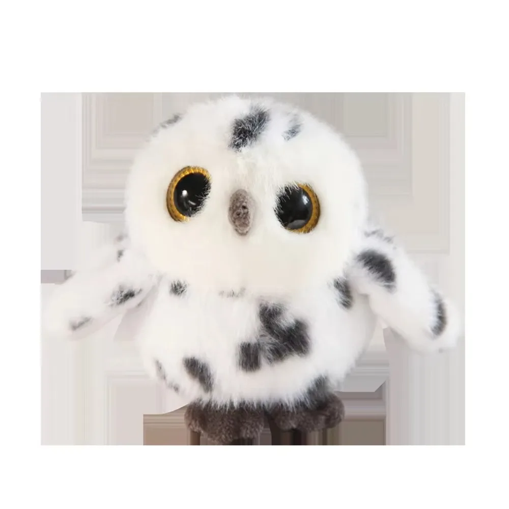 Birthday Gift Cartoon Owl Plush Pendant Decoration Stuffed Animal Bird Doll Keychain Cute Bag Charm Owl Doll Plush School Bag