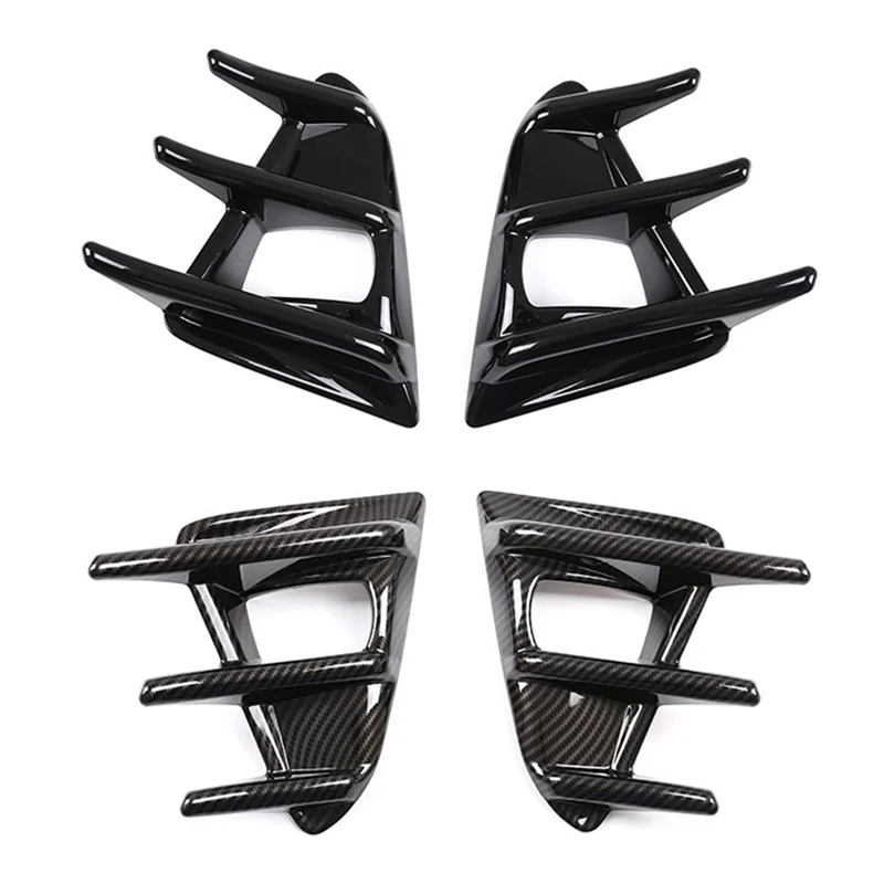 

Fog Light Grille Cover Front Bumper Bezel For Toyota 86 FT86 GT86 ZN6 2016-2020 Black