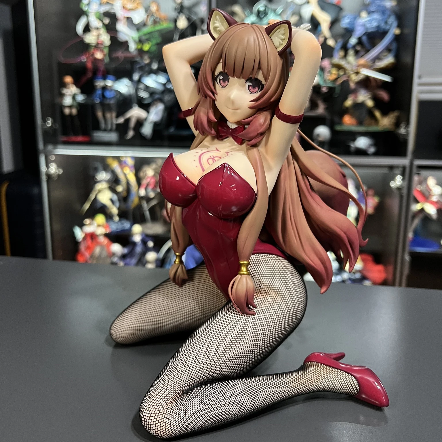 26CM Original Bulk FREEing B-style Raphtalia Bunny Ver 1/4 Sexy Anime Action Figures PVC Hentai Collection Doll Model Toys Gift