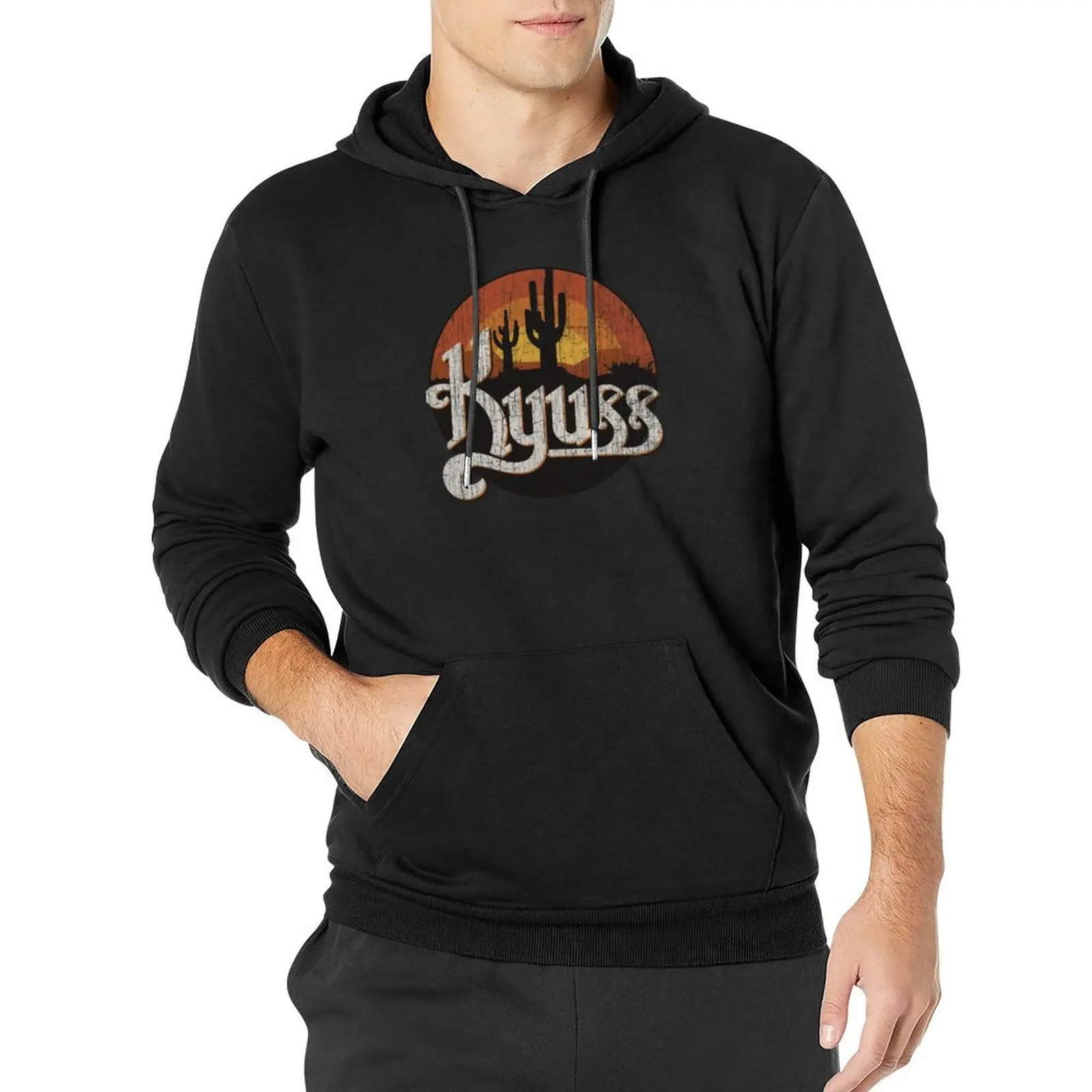 

Kyuss Sunset 1987 Pullover Hoodie men's coat graphic t shirts men hoodie graphic