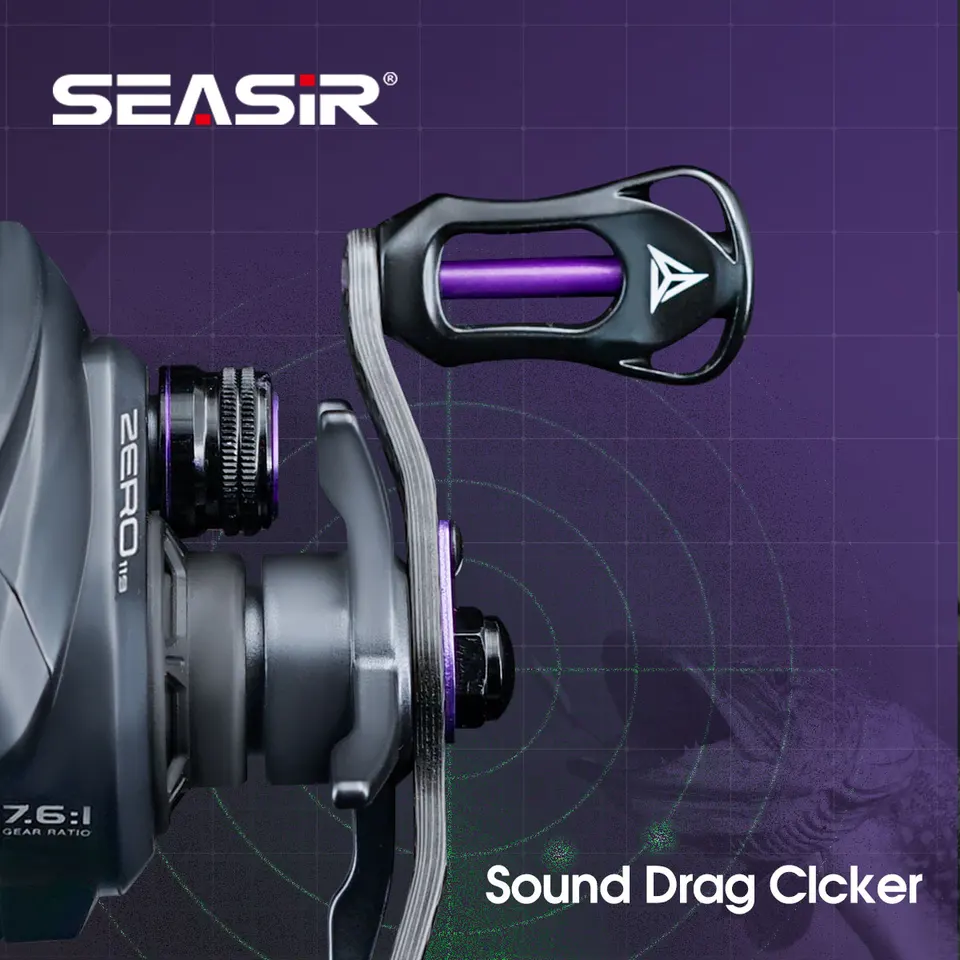 Seasir ZERO119 119g Carbon Fiber BFS Baitcasting Fishing Reel