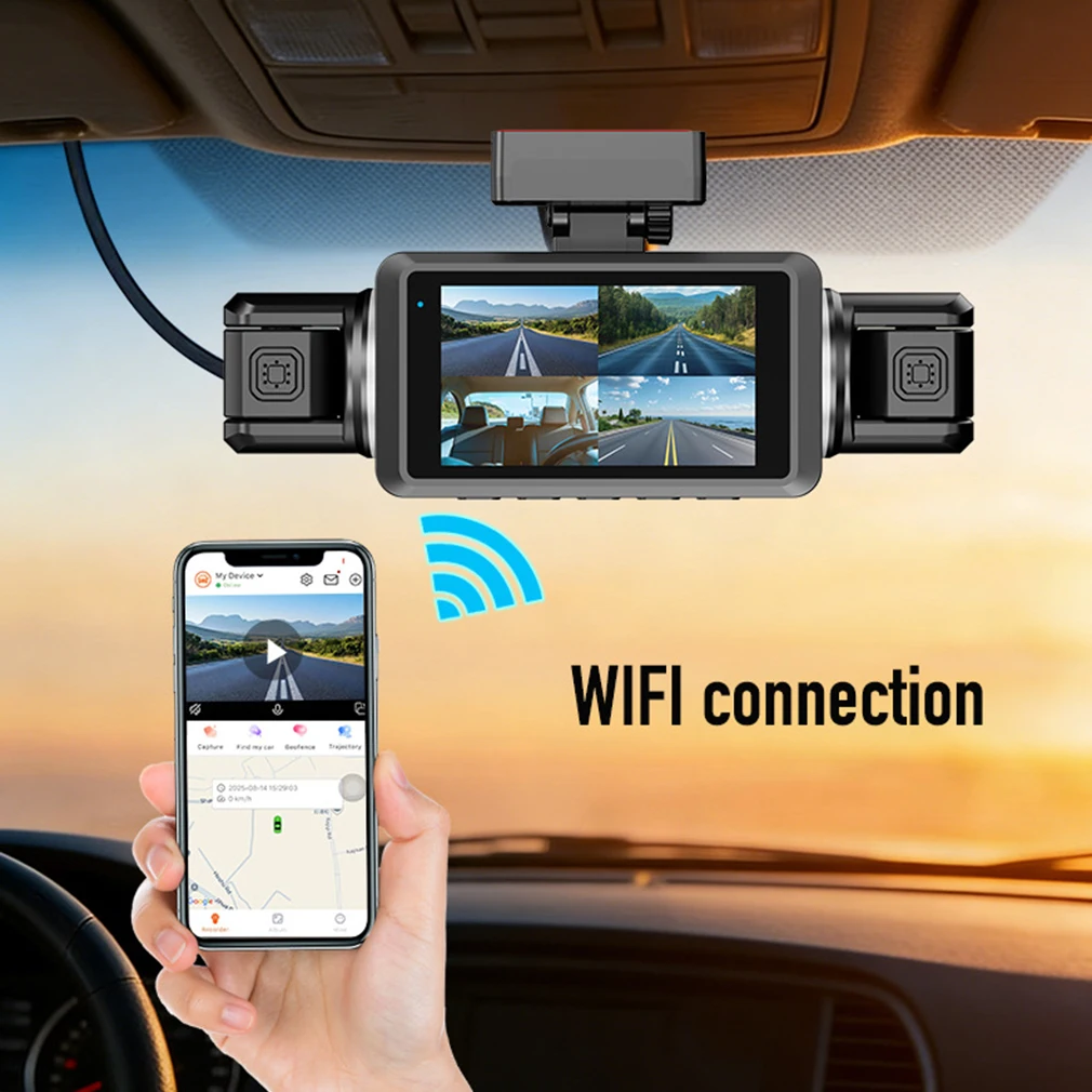 2K 4 Channel Dash Cam with 360 - огляд і ціна Panoramic Dash Cam 360