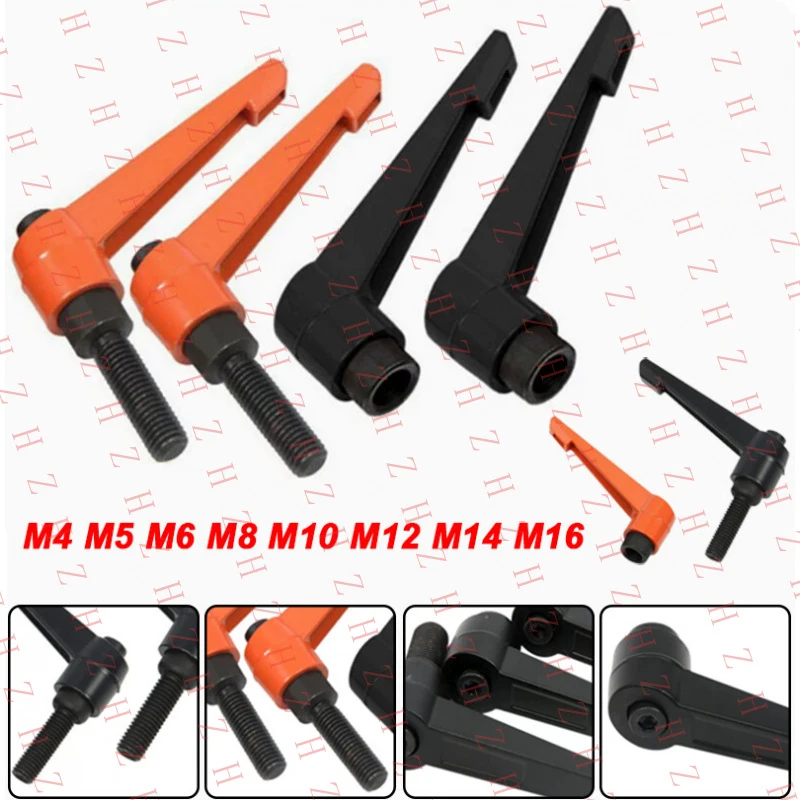 

Регулируемый винт U+ M4-M16 с L-образной рукояткой для вращения и ручной затяжки, с фиксатором【Оптовая продажа для продавцов с личными сообщениями】