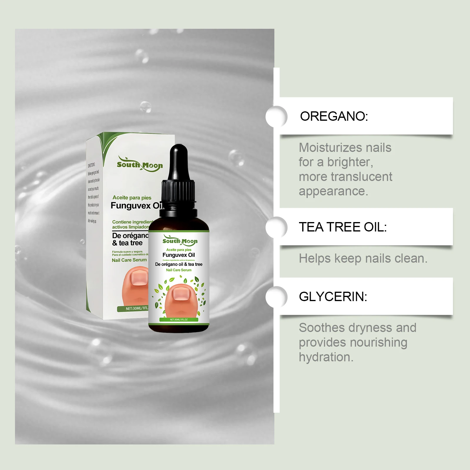 Nail Care Repair Serum - Gentle Cuticle Nourishing, Improve Ingrown Toenails, Nourish, Brighten & Strengthen Weak Nails