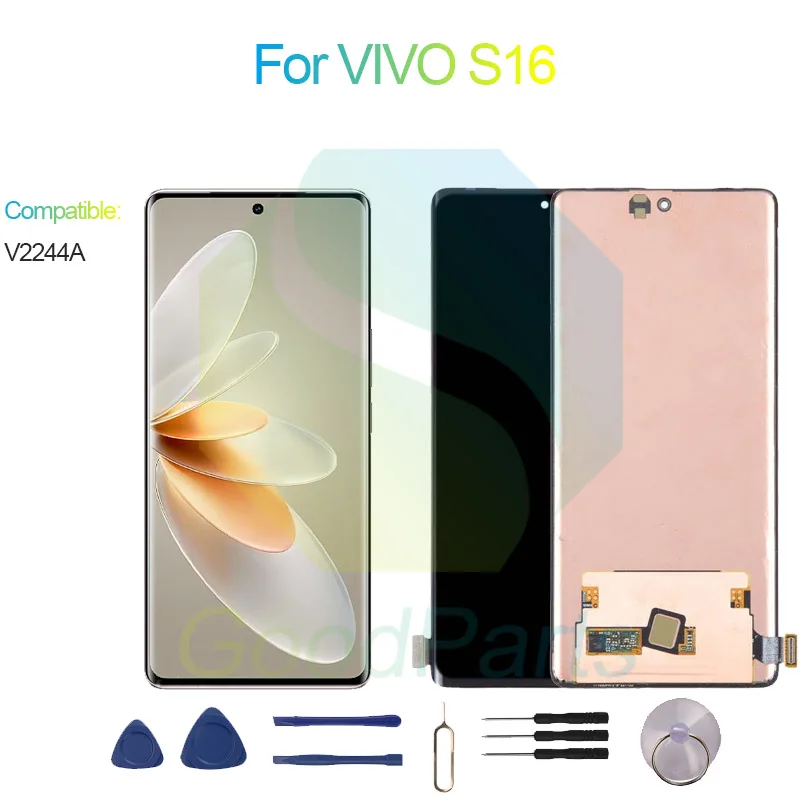 

For VIVO S16 Screen Display Replacement 2400*1080 V2244A For VIVO S16 LCD Touch Digitizer