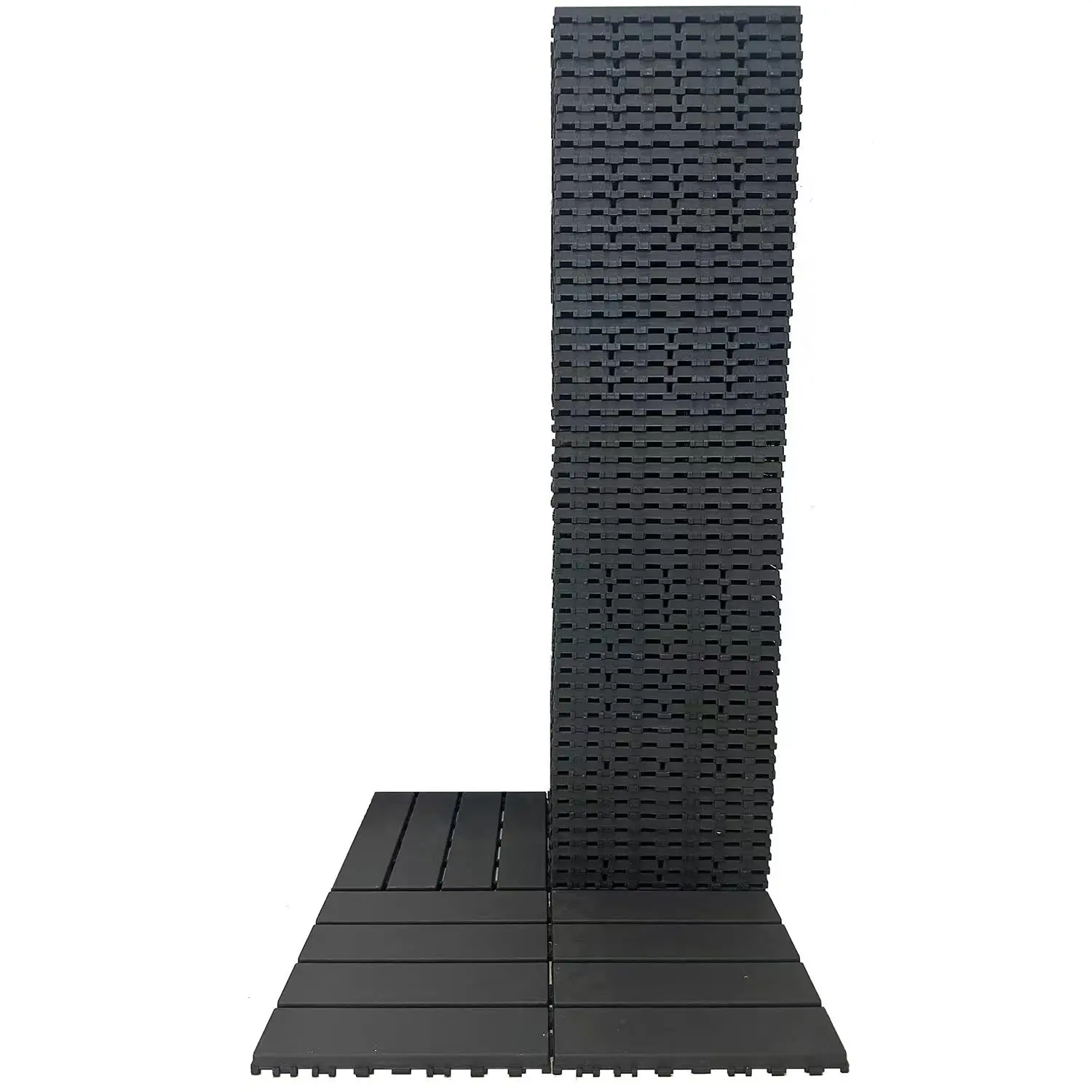 60 sq. ft Plastic Interlocking Deck Tiles,60 PCS Patio Deck Tiles,12