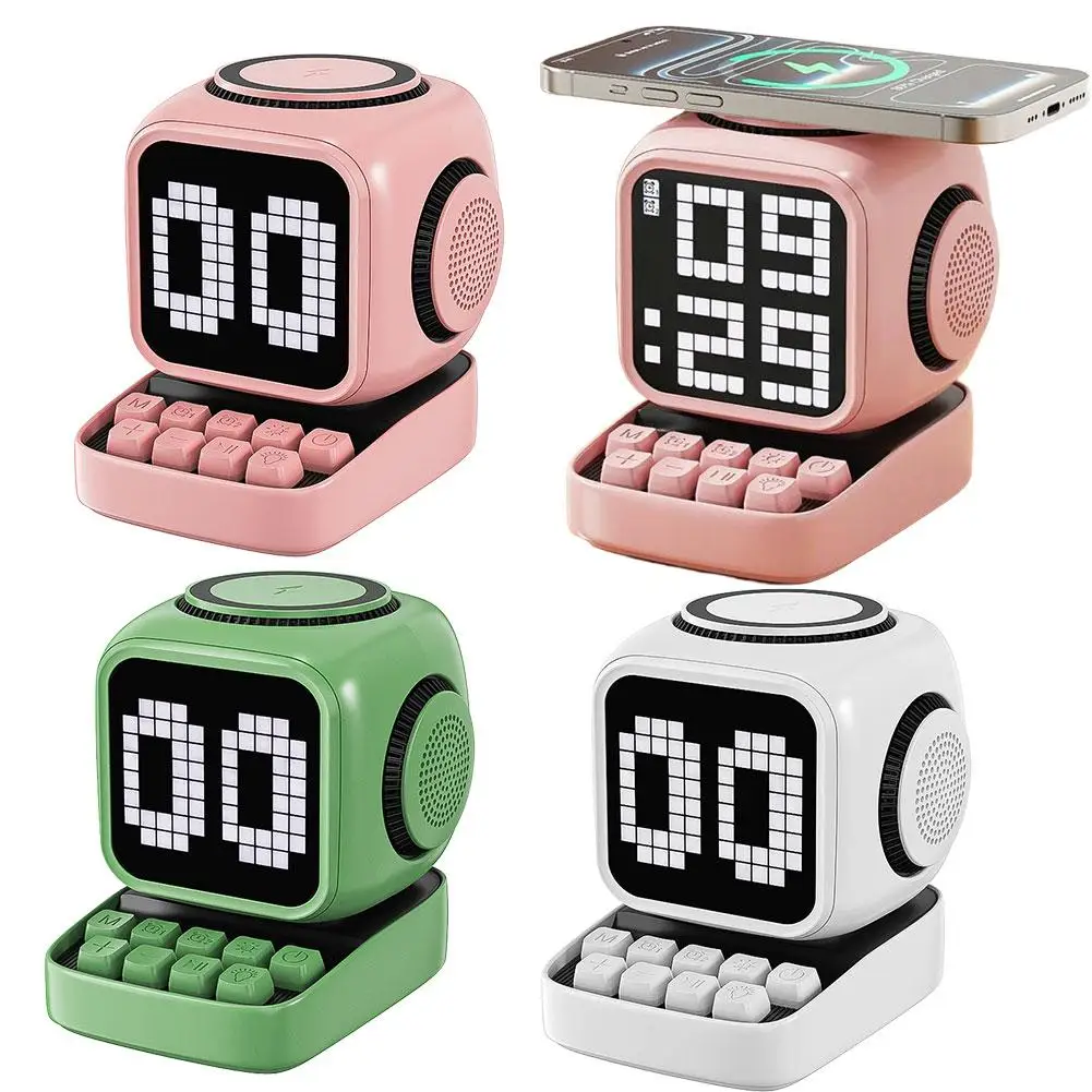 Audio Karaoke Small Speaker with Wireless Charging, Wireless Gift, Children's Small Mini Birthday Speaker, Bluetooth Charge H2G6