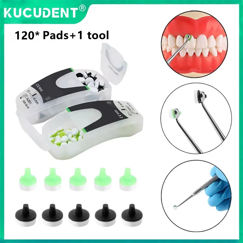 

120Pcs/box Dental Resin Filling Molding Tool Veneer Foam Pads Composite Resin Dentist Instruments Materials Teeth Whitening Tool