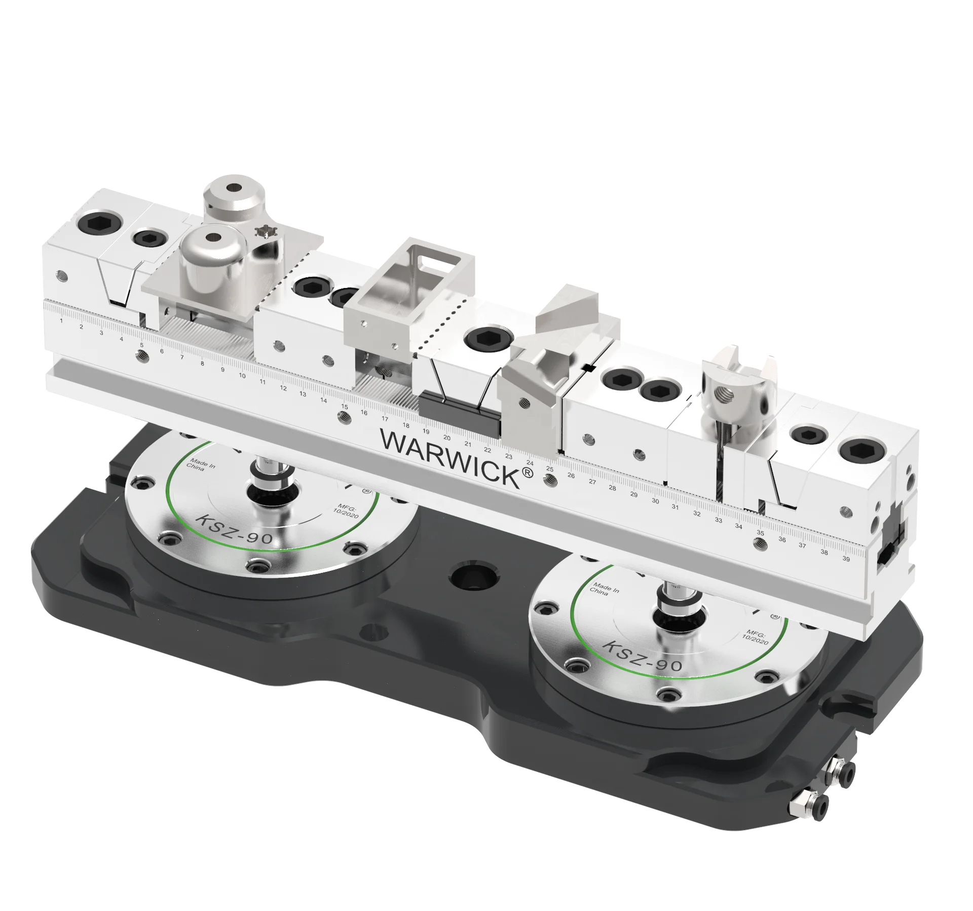 

Quick Change Pallet with Shortest Set-up Time KSZ90-T4 Zero-point Clamping System with 4 Clamping Stations for