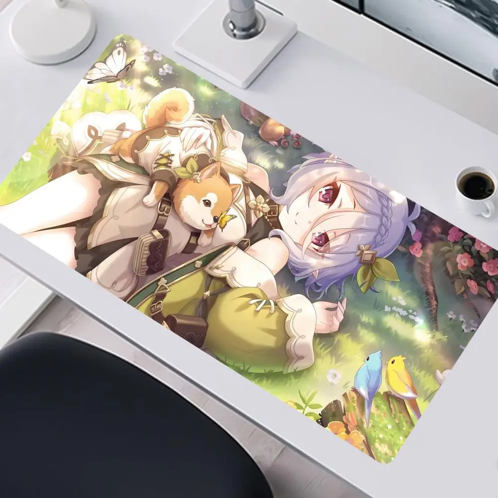 Princess Connect ReDive Kokkoro Mouse Pad Mouse Pad Gaming XXL 800x400mm Home Popular gamer HD Mousepad Keyboard Pad Non-Slip Of