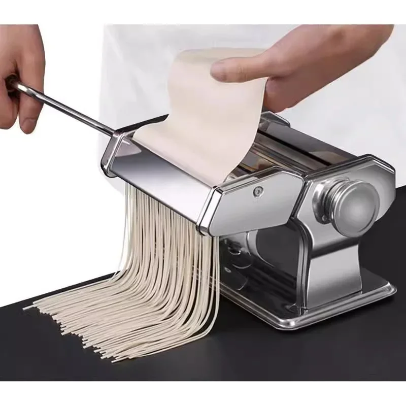 Multifunctional Commercial Household Full-Automatic Dumpling Wrapper Manual Noodle Rolling & Pressing Machine Food Processing