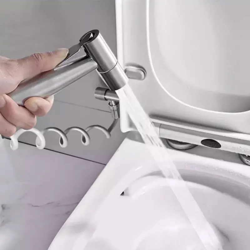 

Suitable for Toilets Bidets Showers and Watering Plants Handheld Toilet Cleaning Spray Gun with Adjustable Water Pressure Nozzle