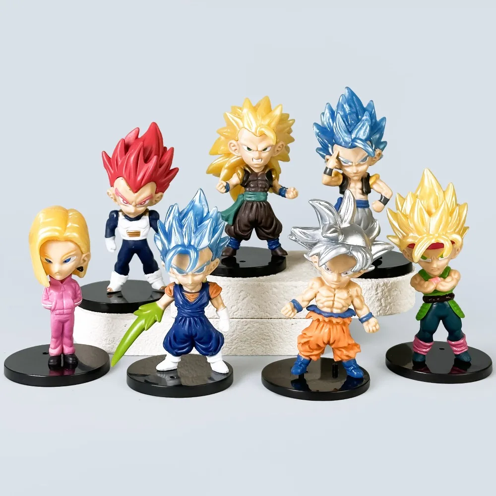 

Коллекционная фигурка Dragon Ball Super Saiyan: Гоку, Вегета, Гогета. Статичная аниме-модель из ПВХ. Украшение для стола, автомобиля. Детская игрушка, подарок.