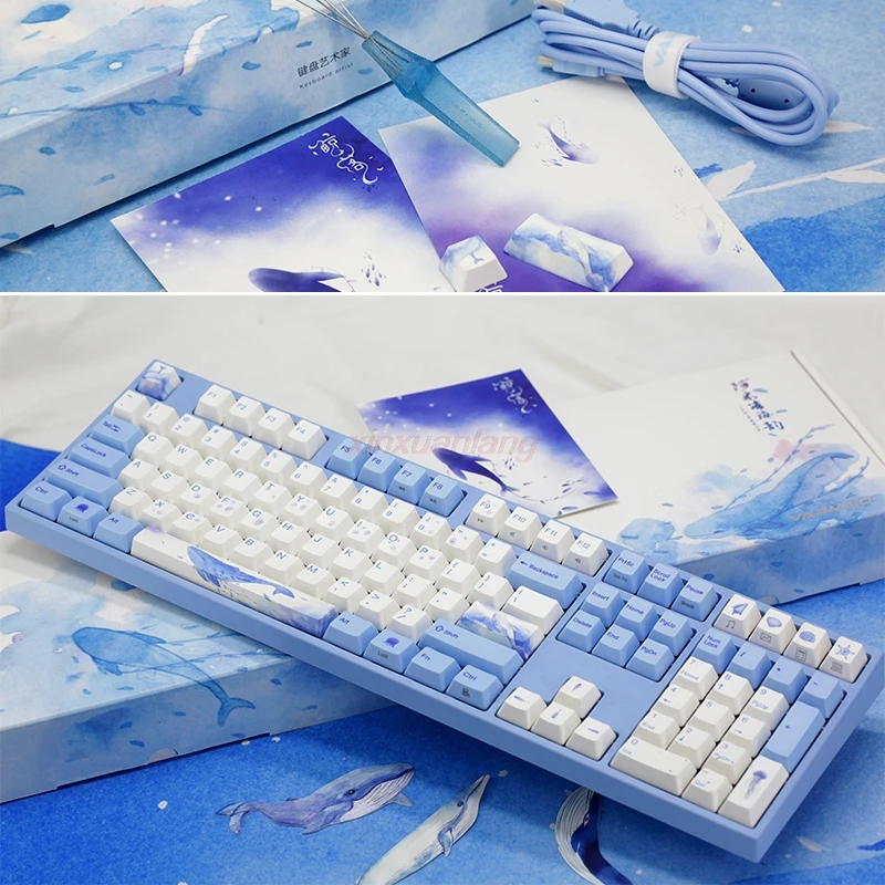 Imagem -02 - Varmilo-teclado Mecânico do Jogo 87key 108ke V2switch Pbtkeycaps para o Escritório