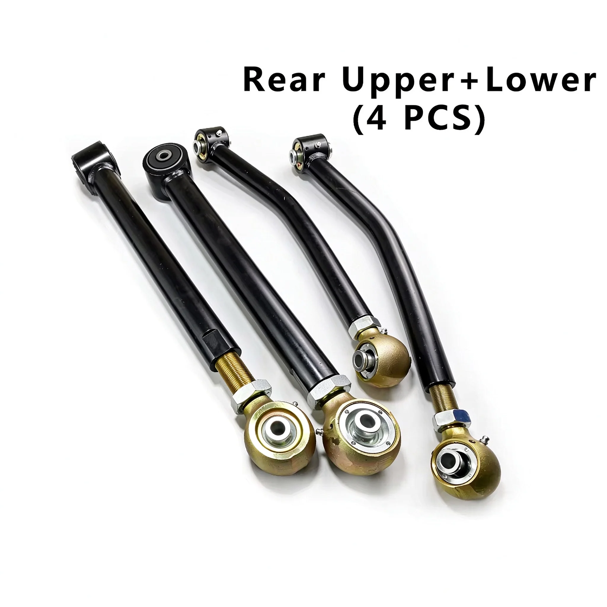 Applicable to 4 Pieces Adjustable Camber Control arm For Jeep Wrangler III JK 2007-2017 52059976AE 520599797F 0-6
