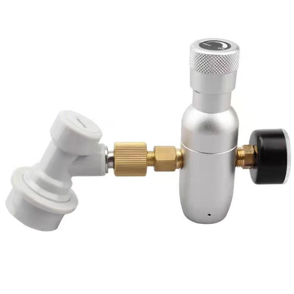 Homebrew Charger Beer Keg Dispenser 3 8 Thread Compatibility Anodized Aluminum Construction Compact Design For Brewing