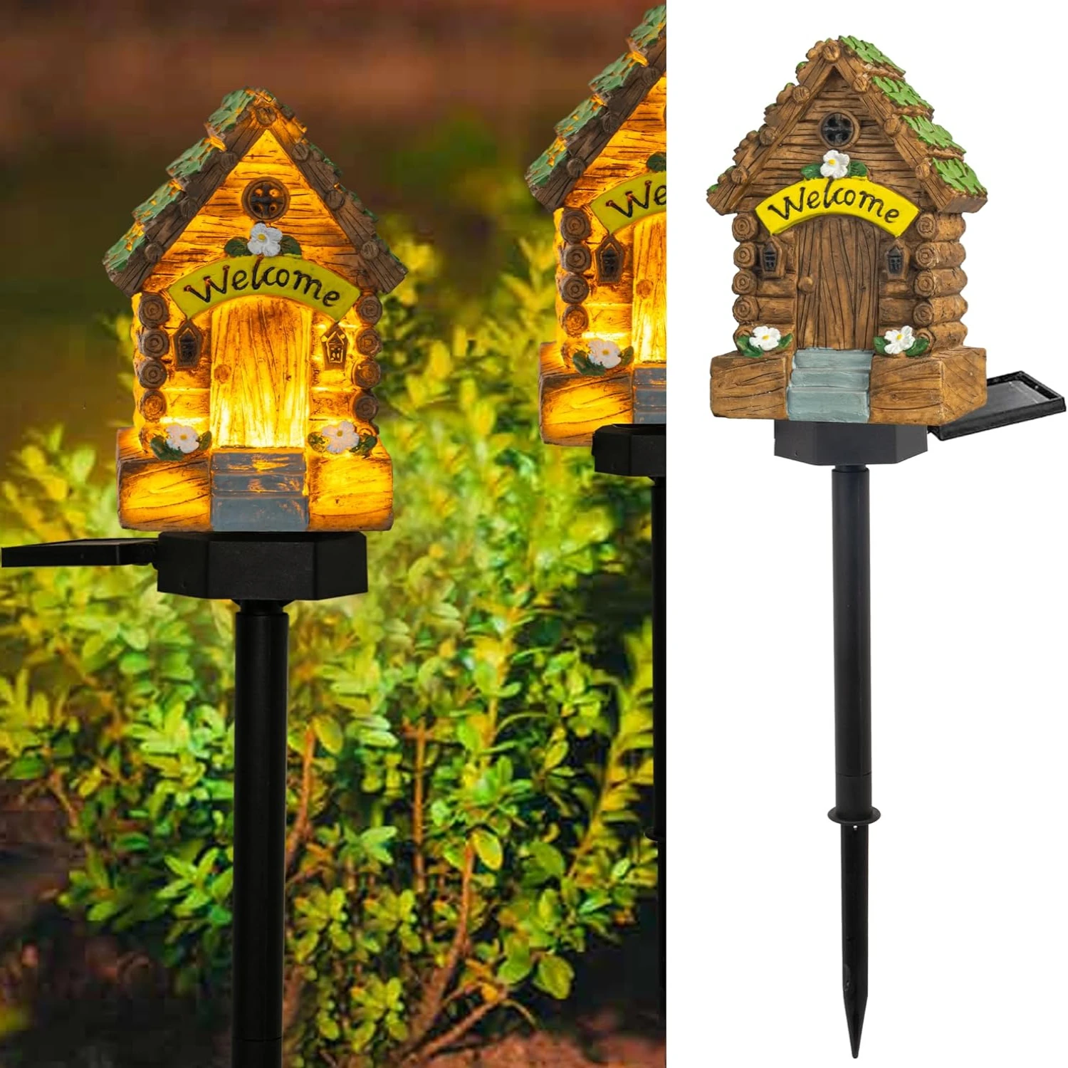 Create a captivating outdoor oasis with enchanting Solar Mushroom Lights - Illuminate your garden or patio with mesmerizing LED 