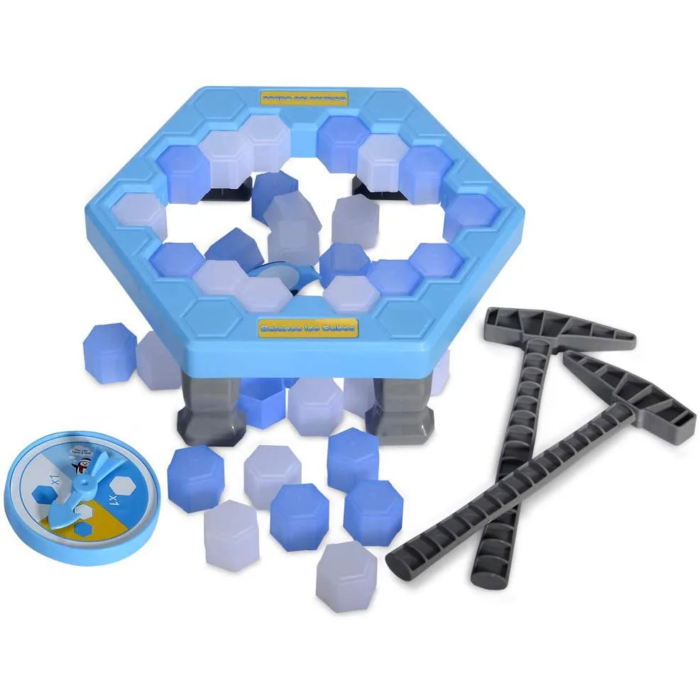 Children Save Penguin Ice Breaking Game Parent-child Interactive Funny Family Penguin Trap Toys Desktop Ice Cubes Balance Toy