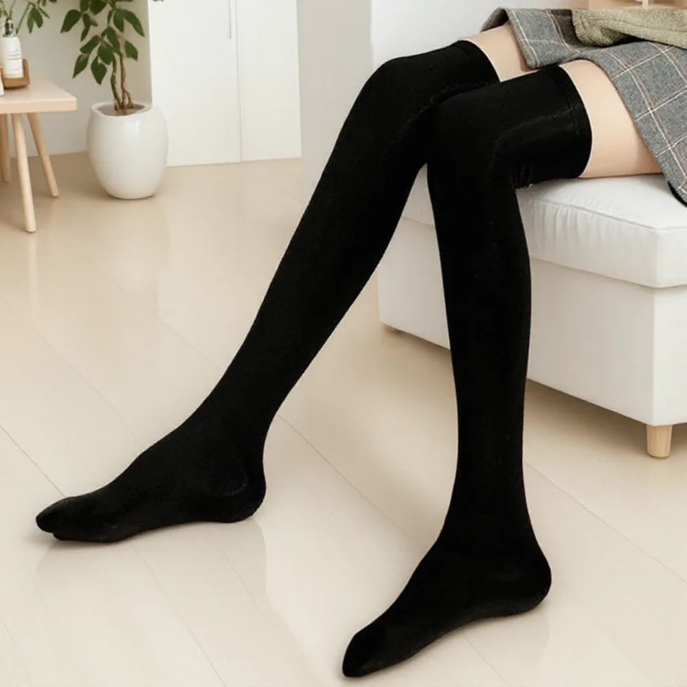 Calcetines hasta la rodilla para mujer, 5 opciones de colores, medias de moda para ir de compras, citas, danza, estilo universitario