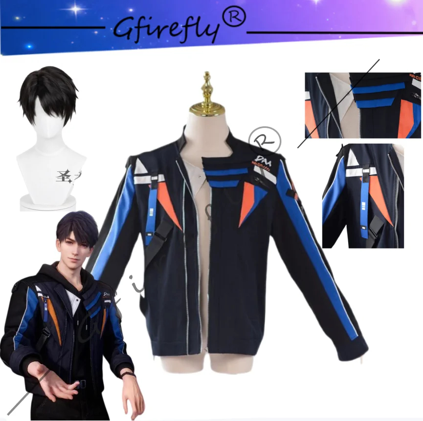 

Love and Deepspace Caleb Cosplay Costume Game Character Same Coat Wig Anime Convention Event Daily Party Performance Costume
