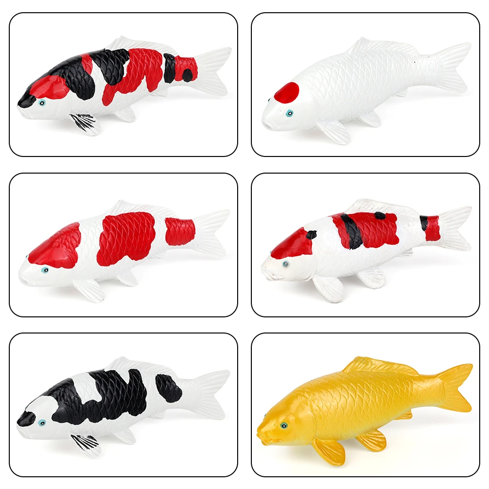 Carp Model Large Size Biomimetic Carp Home Decoration Ornaments Resin Crafts Fish Tank Aquarium Decoration Freshwater Fish Model