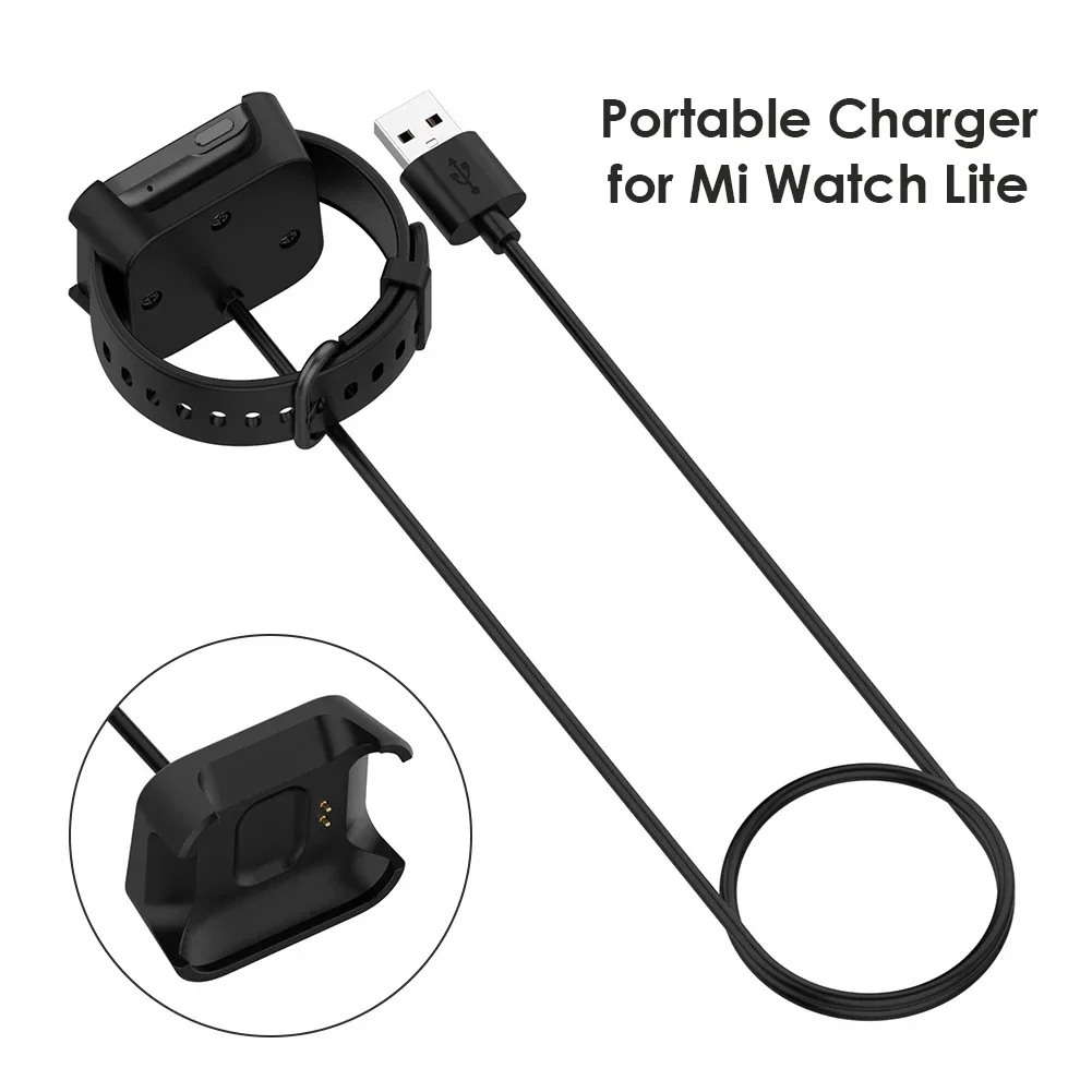 

USB Charging Cable for Xiaomi Mi Watch Lite/Redmi Watch Charger Charging Cradle Dock Smartwatch Accessories