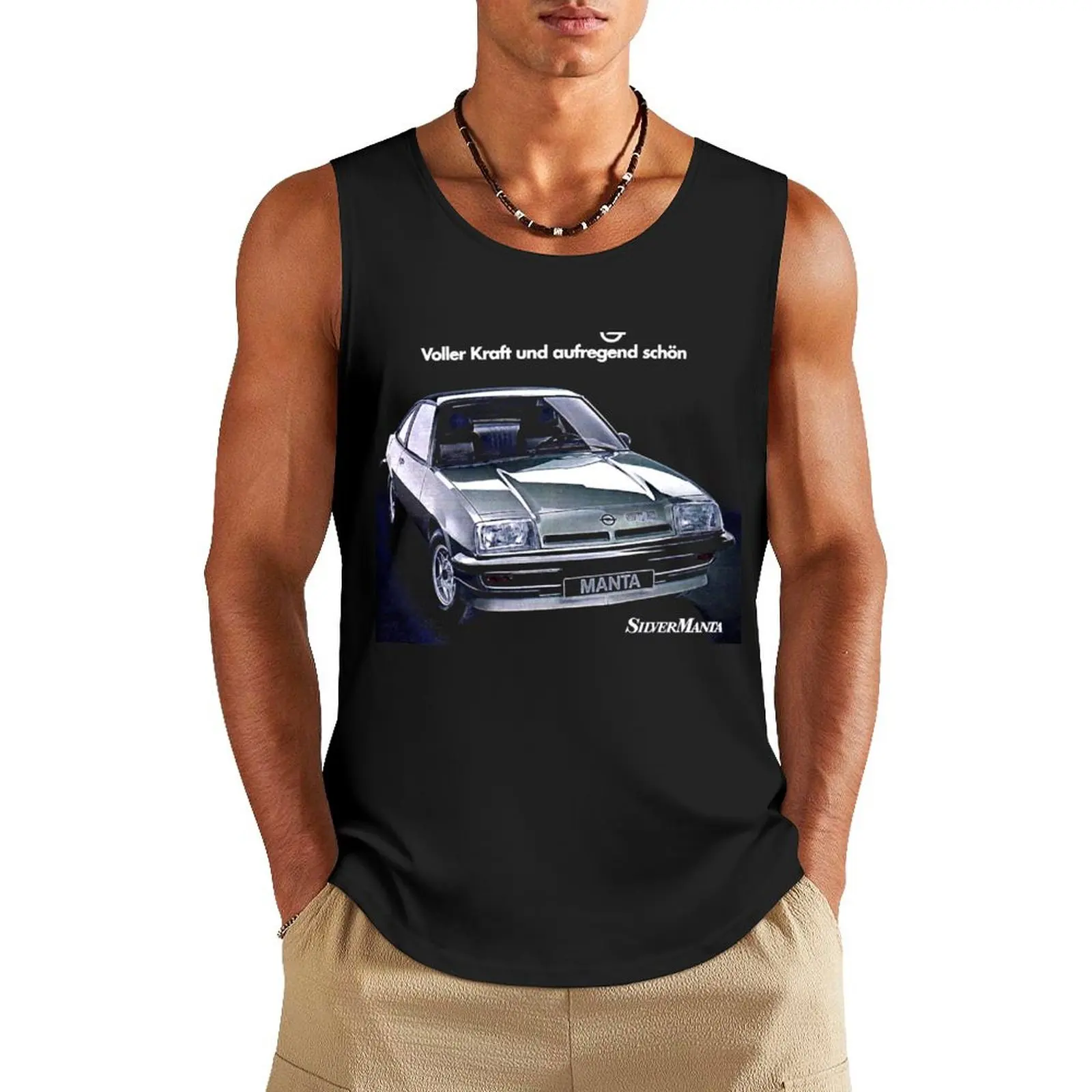 OPEL MANTA - ADVERT Tank Top Gym man gym clothes man fitness gym for men summer clothes