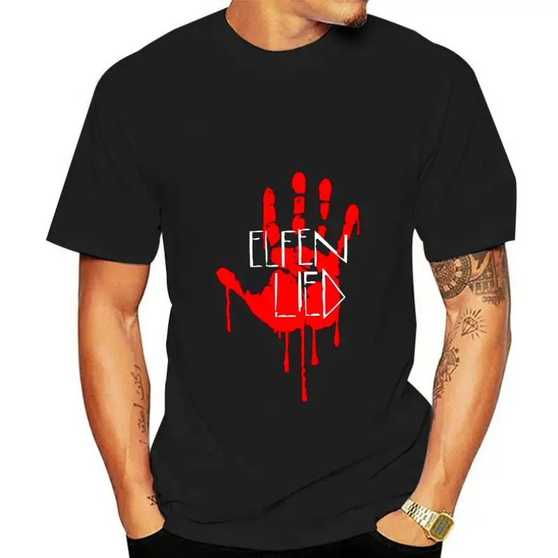 

Elfen Lied logo and Lucys bloody handprint mens T-shirt men t shirt