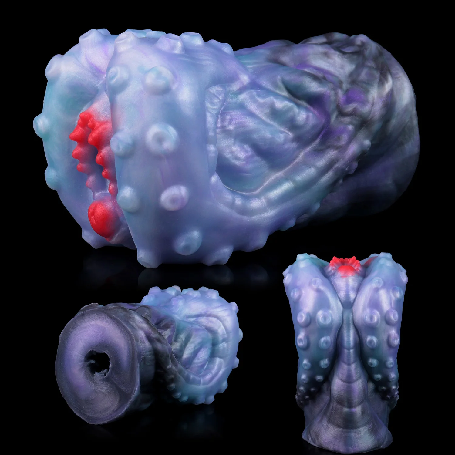 NNSX Fantasy Tentacle Male Masturbator Colorful Silicone Pocket Pussy Realistic Vagina Stroker Single Channel Adult Toy for Men