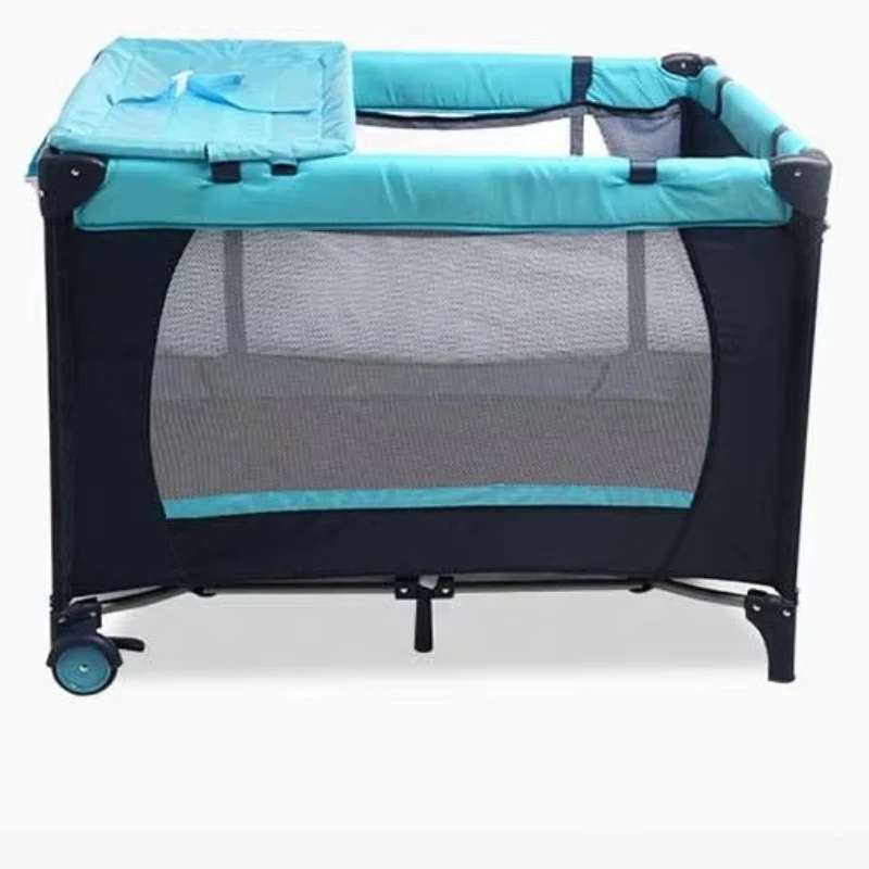 Foldable Bedside Sleeper Baby Bed Cradle Multifunctional Newborn Infant Baby Crib Bed