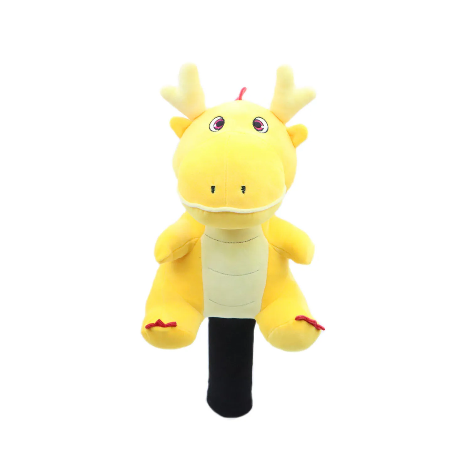 2024 New Dragon Plush Golf Driver Fairway Hybrid headcover golf club No.1 #3#5 FW UT Mascot Novelty Cute Gift Yellow Red