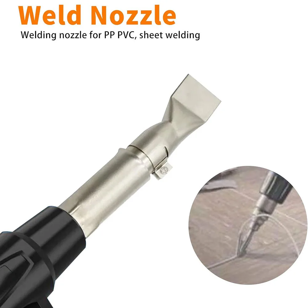Stainless Steel Hot Air Blower Nozzle 304 For PP PVC Plastic Sheet Welding Tool Accessories Industrial Equipment
