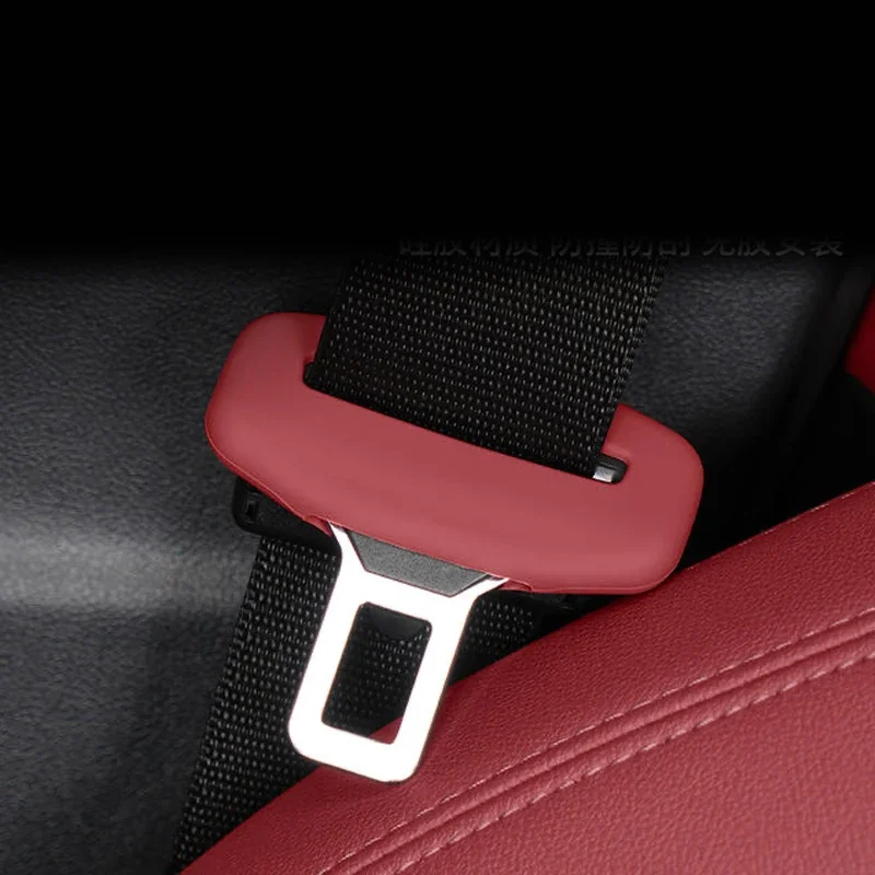 Car Seat Belt Case For BMW E90 E91 F30 G20 F10 G30 F20 F22 G11 G01 F25 Seatbelt Buckle Protector Cover Silicone Inter Accessorie