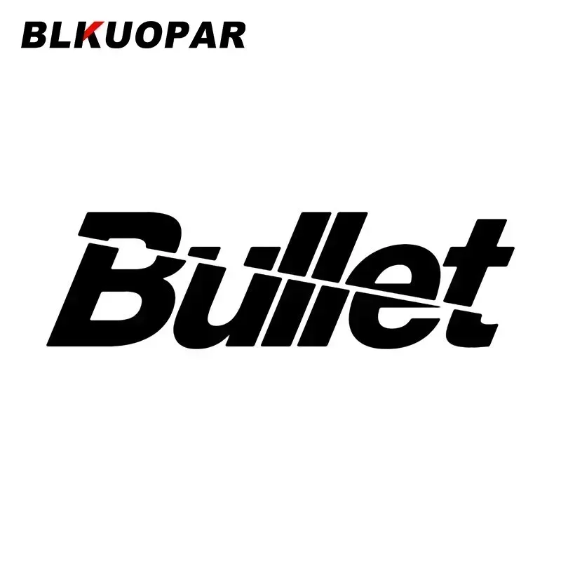 BLKUOPAR Bullet Word Car Stickers Laser Reflective Waterproof Creative Vinyl Material Holographic Decal Graphic Decoration