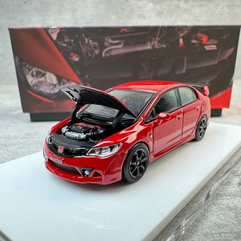 MH 1/64 Honda Civic (FD2) Mugen RR Metalowy Model Auta Zabawka Odlewany z Metalu Prezent
