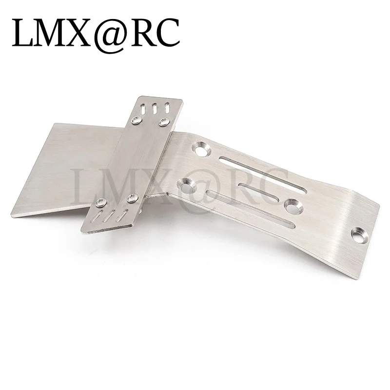 Osłona pancerna podwozia płyta podwozia zdalnie sterowane ulepszenia samochodów części ze stali nierdzewnej dla Yikong DF7 1/7 ciężarówka na krótki kurs