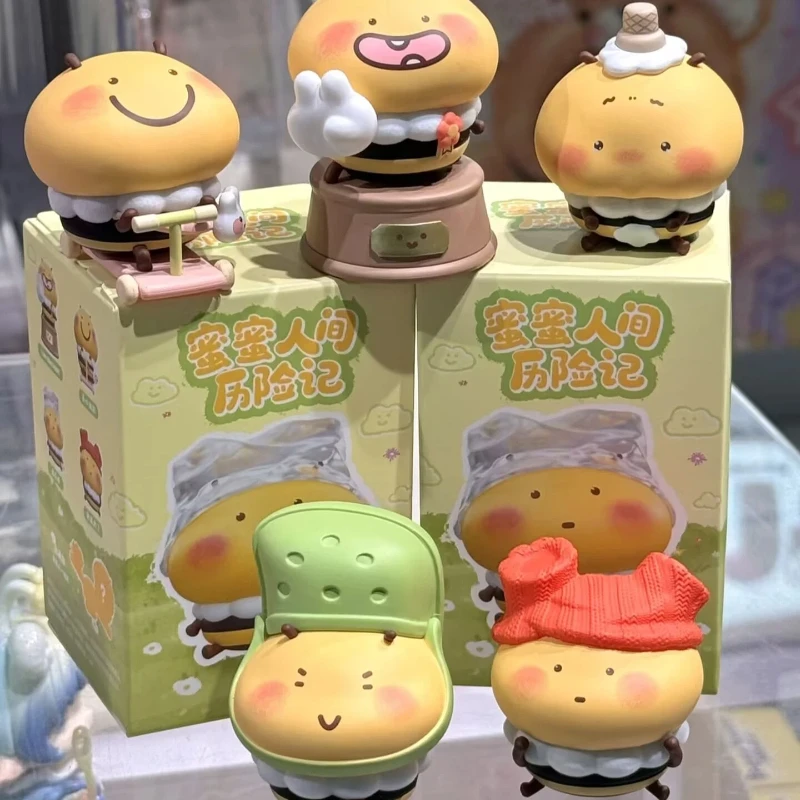 

TOPTOY Mimi Honey Adventure Blind Box Cute Little Bee Desktop Decoration Collectible Figure Birthday Gift For Fashion Girls
